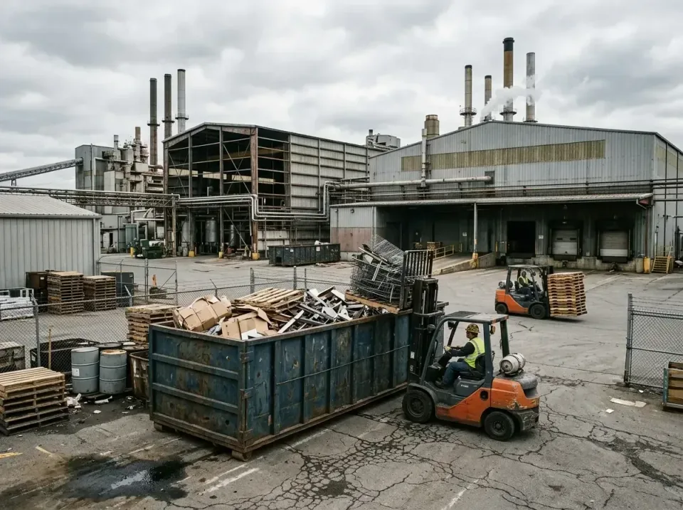 industrial-factory-scrap-conta-003 — frequently asked questions, Cheap Roll-off Dumpster Rentals in Peoria Heights, IL